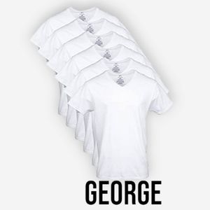 George V-Neck Tee 6pk Size 3XL
